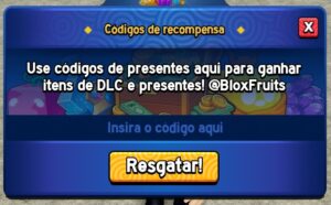 Códigos blox Fruits