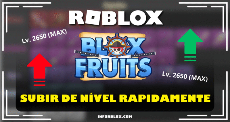 Como subir de nível rapidamente no Blox Fruits