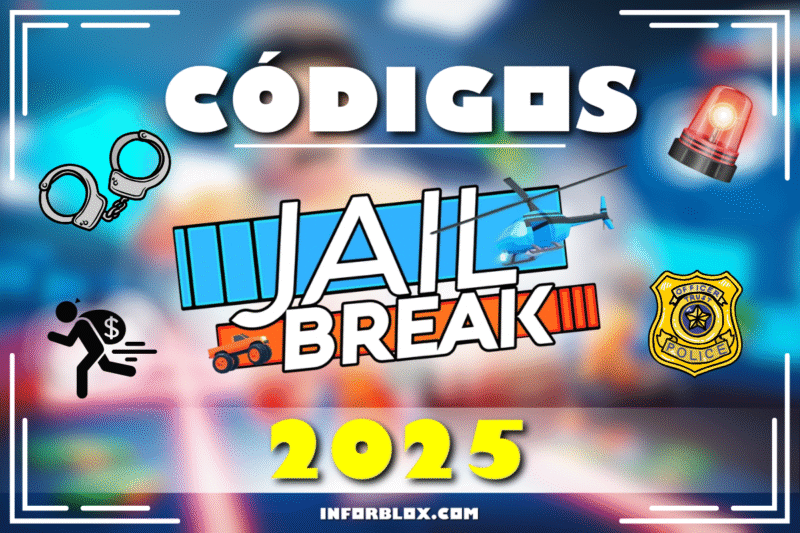 Jailbreak códigos oficiais – Agosto 2025