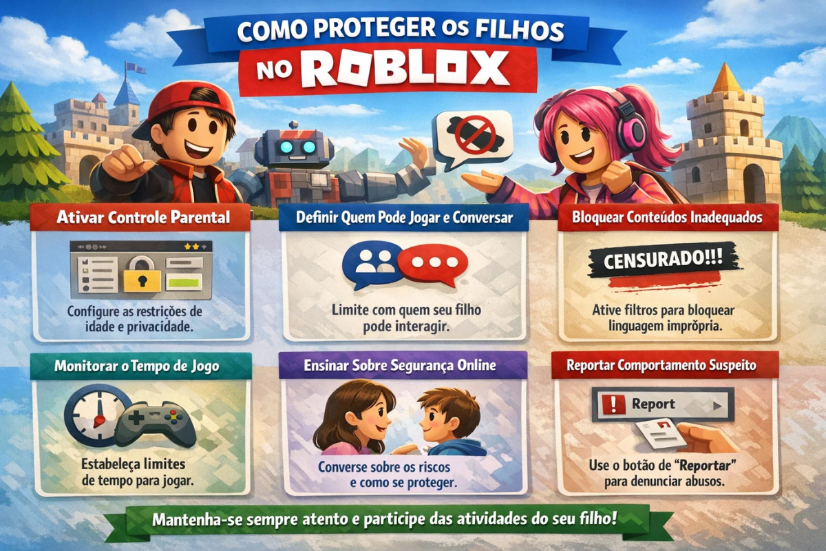 Como Proteger Crianças no Roblox